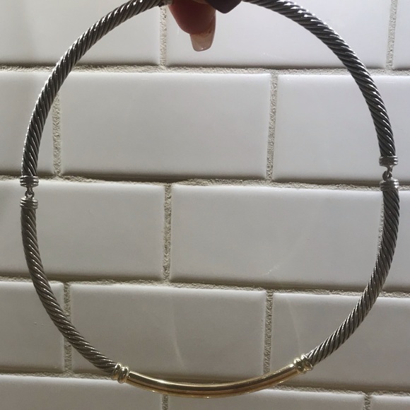 David Yurman Jewelry - David Yurman Metro: Sterling and 14k Yellow Gold